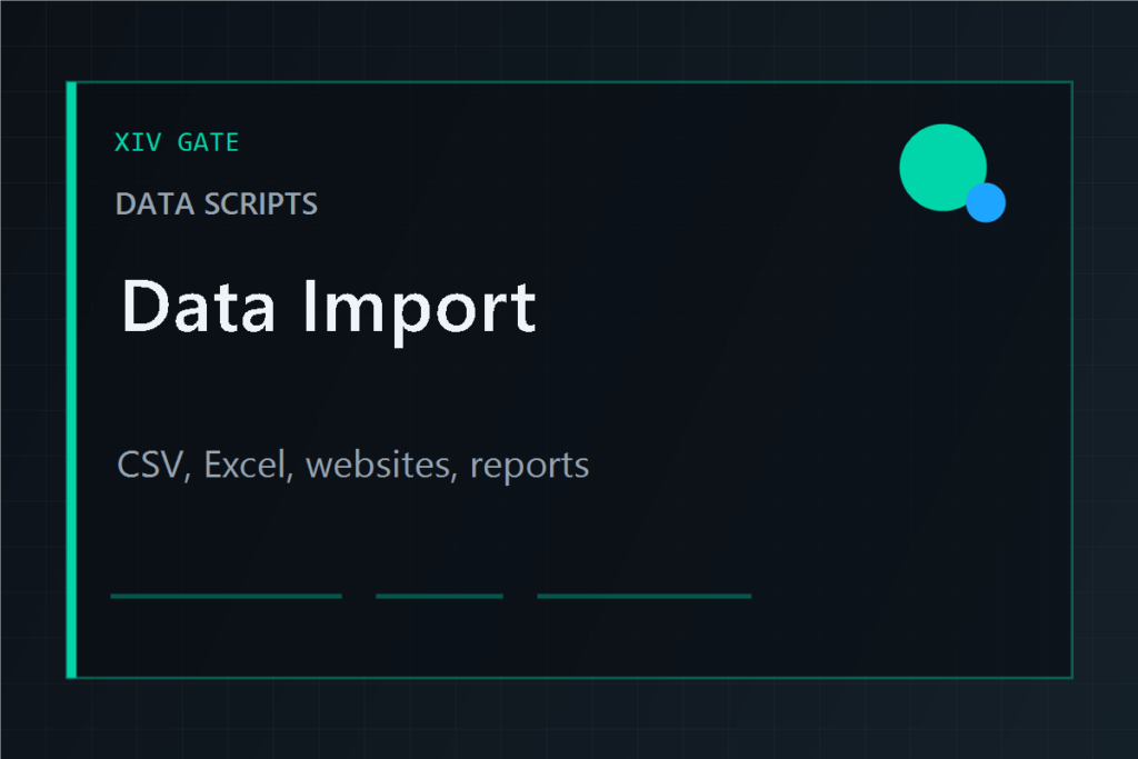 I will parse, clean or import data from CSV, Excel or websites - portfolio - 0