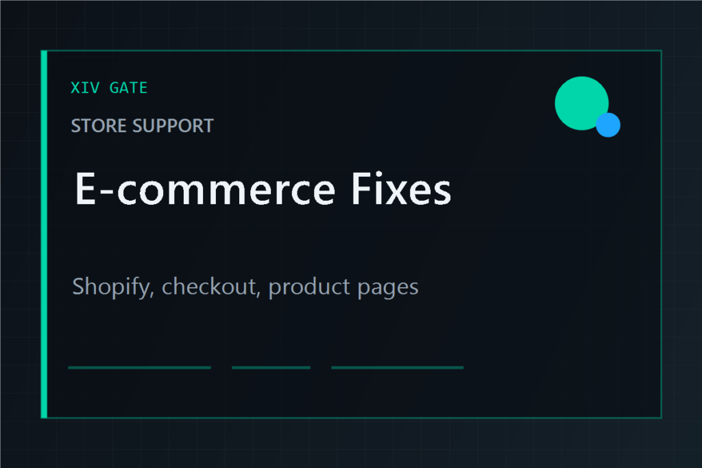 Je vais améliorer ou réparer votre site Shopify ou e-commerce - portfolio - 0
