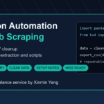 Je vais créer des scripts d’automatisation Python et de web scraping - À distance