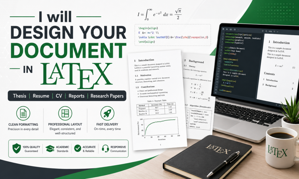 Je vais vous aider à concevoir votre document en latex - portfolio - 0