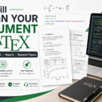 I will help you design your document in latex