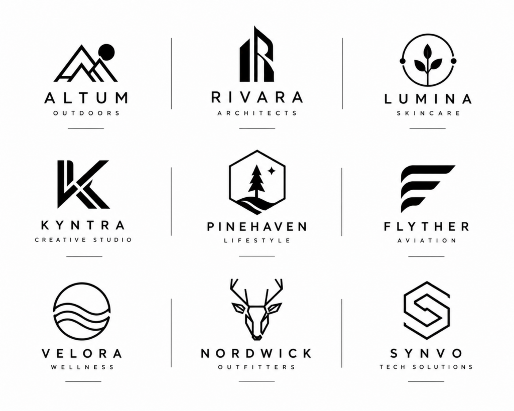 Je concevrai des logos modernes et professionnels pour votre marque - portfolio - 1