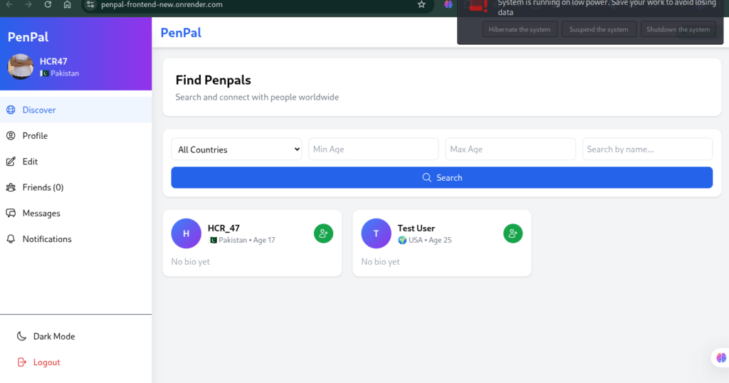 Application Web personnalisée avec Python et Next.js - portfolio - 1