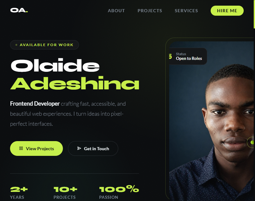 Olaide Adeshina - portfolio - 0