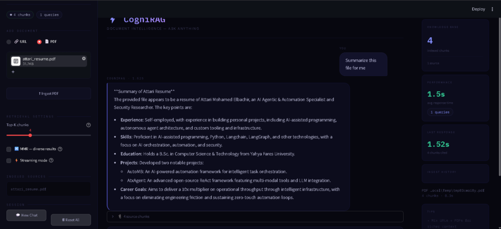 سأبني نظام RAG المخصص الخاص بك لأسئلة وأجوبة المستندات باستخدام بايثون - portfolio - 1