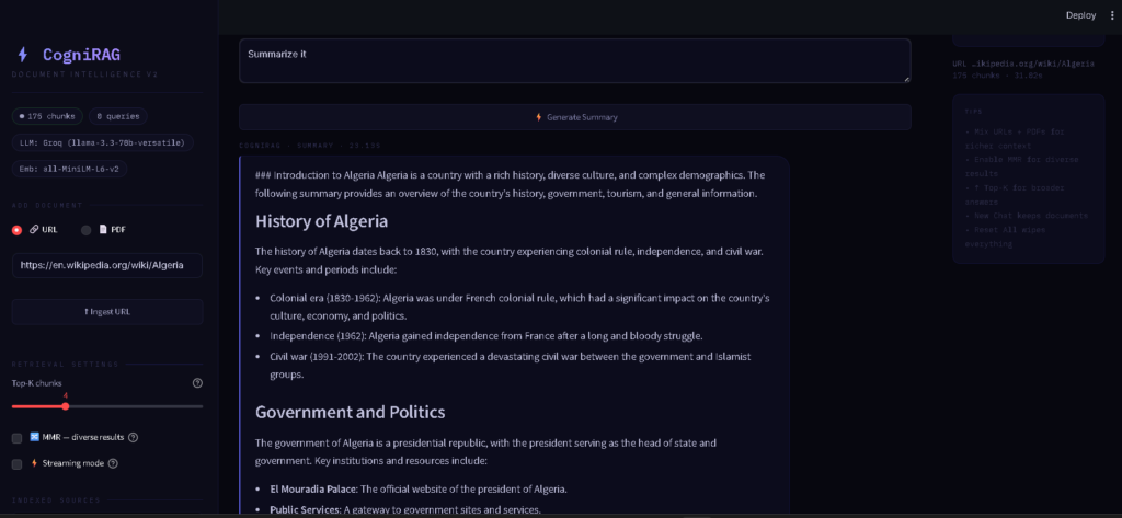 سأبني نظام RAG المخصص الخاص بك لأسئلة وأجوبة المستندات باستخدام بايثون - portfolio - 2