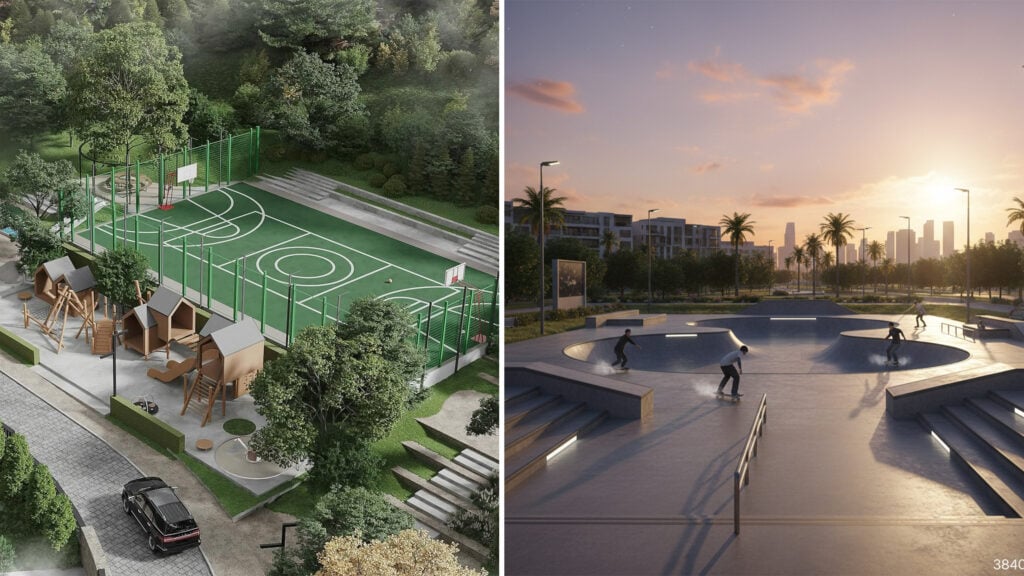 I will create 3D designs for tennis, pickleball, and multipurpose courts - portfolio - 1