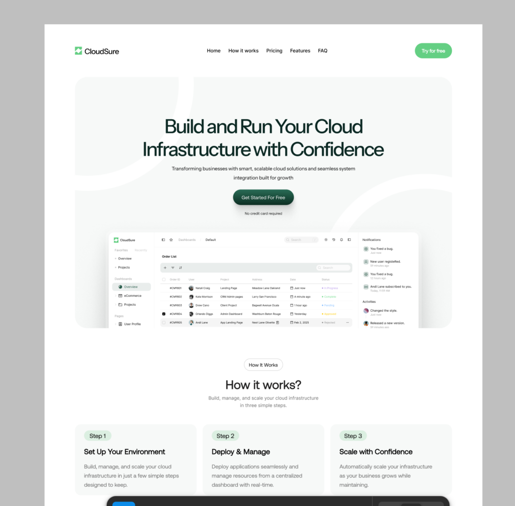 Website UI/UX Design - portfolio - 0