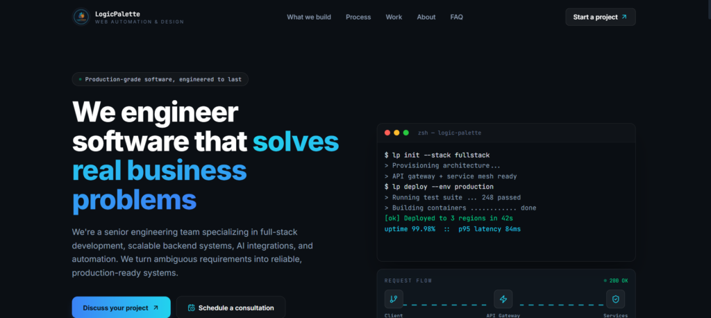 Build a custom, scalable web application tailored to your business in as little as 30 days. - portfolio - 2