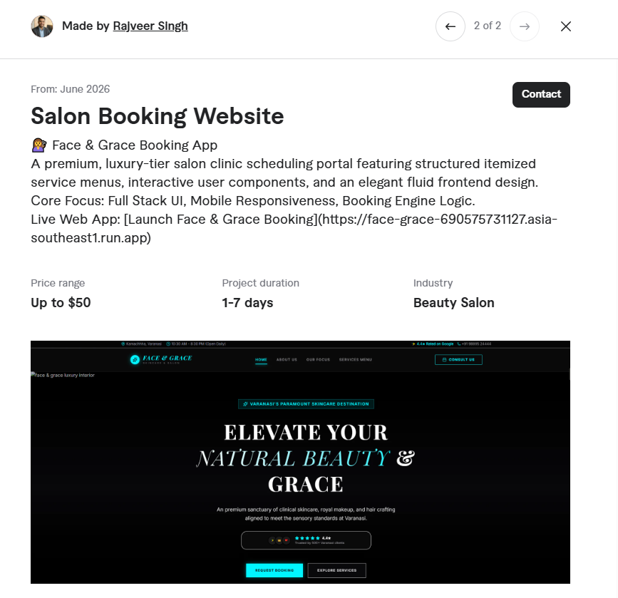 Rajveer Singh Sengar - portfolio - 0