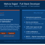 Développement d’applications Web Full Stack | MERN & Next.js Expert