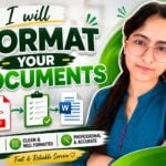 I will format your Word or PDF document professionally within 24 hours