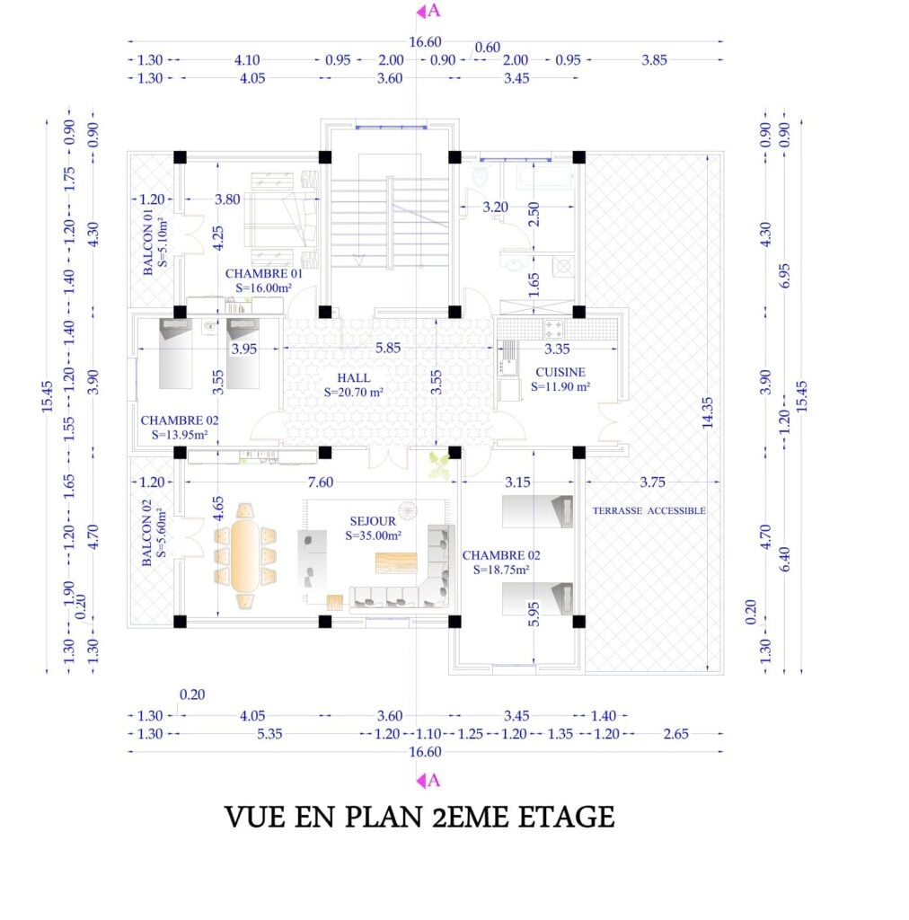 I will provide professional architectural 2D sets: Plans, Elevations, and Sections in AutoCAD. - portfolio - 1