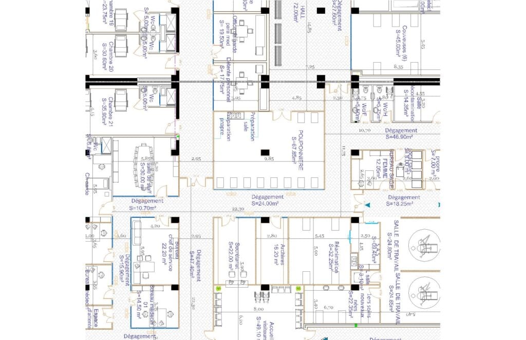 I will provide professional architectural 2D sets: Plans, Elevations, and Sections in AutoCAD. - portfolio - 0