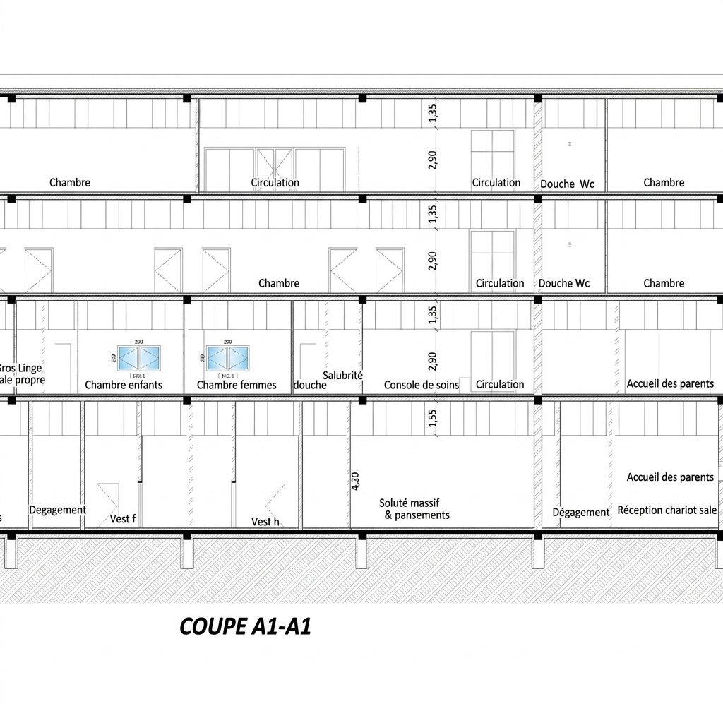 I will provide professional architectural 2D sets: Plans, Elevations, and Sections in AutoCAD. - portfolio - 2