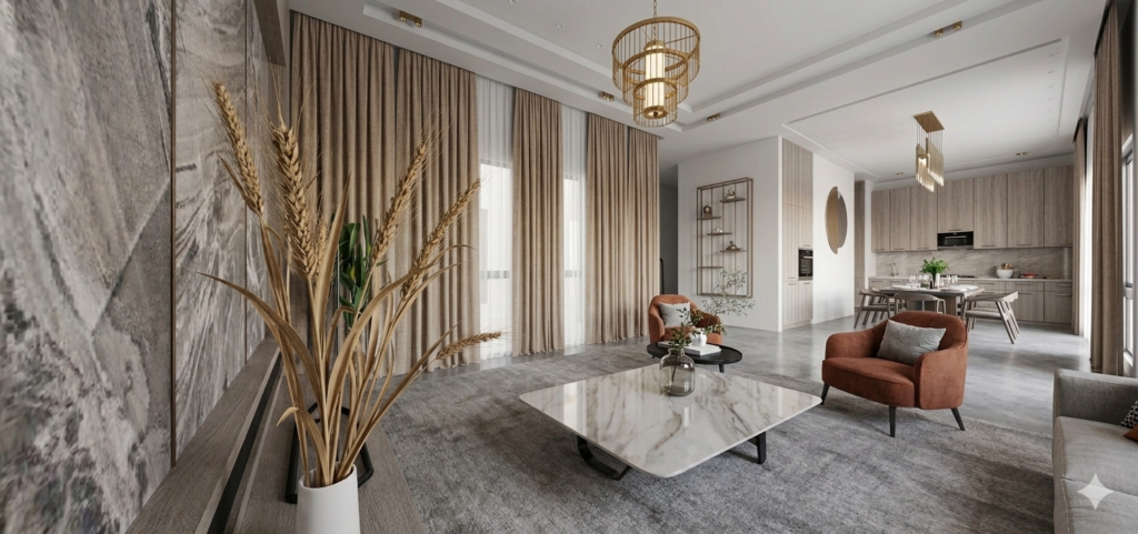 « Je créerai des concepts de design d’intérieur sur mesure pour des maisons, des bureaux et des espaces commerciaux - portfolio - 0