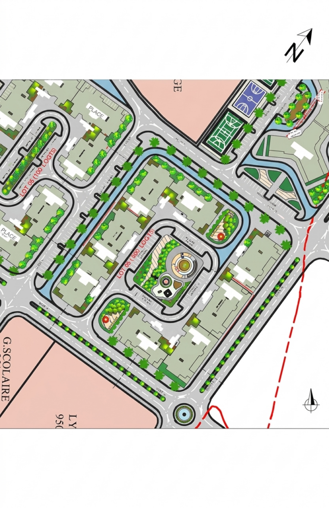 I will provide comprehensive Master Planning and Site Layout services for large-scale projects. - portfolio - 2