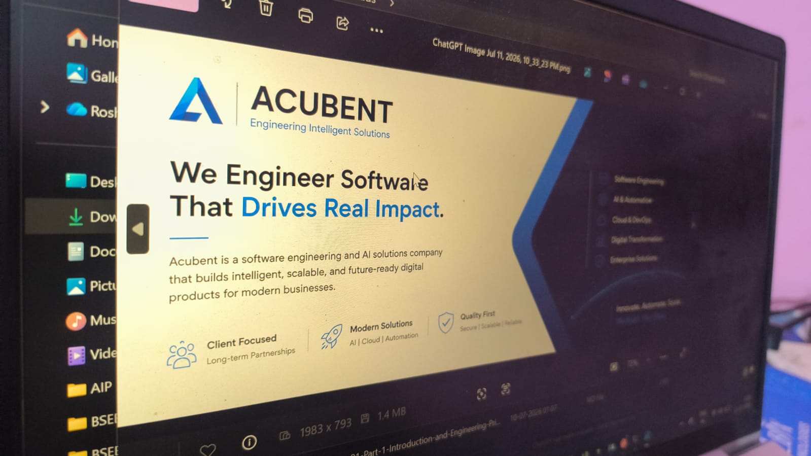 Acubent - cover