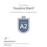 CEFR level A2 - English proficiency