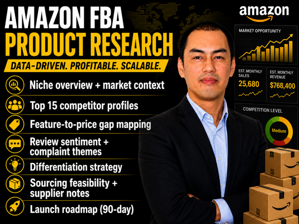 سأبحث عن فرص منتجات FBA من أمازون مع تحليل المنافسين - portfolio - 0