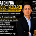 I will research amazon fba product opportunities with competitor analysis