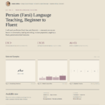 I will teach you Persian (Farsi) fast and effectively, from beginner to fluent
