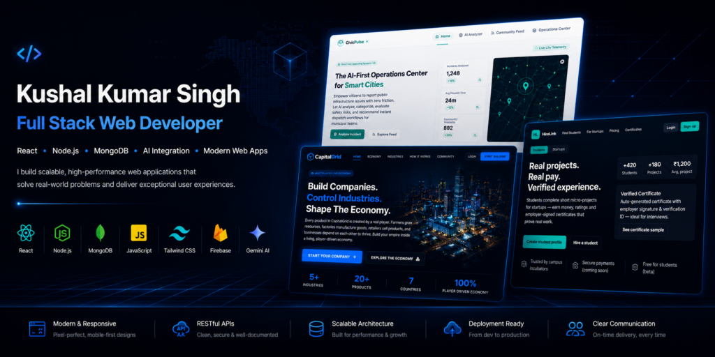 I will build a modern full stack web application using React, Node.js and MongoDB - portfolio - 0