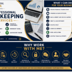 I will do bookkeeping and financial modelling projects for you.