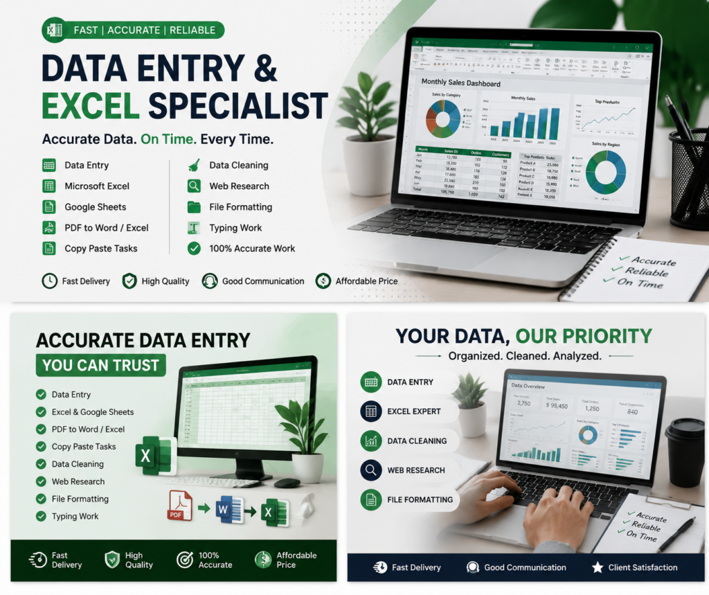 Data Entry & Excel Specialist - portfolio - 0