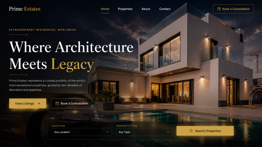 I will build a modern responsive website using React & Next.js - portfolio - 1