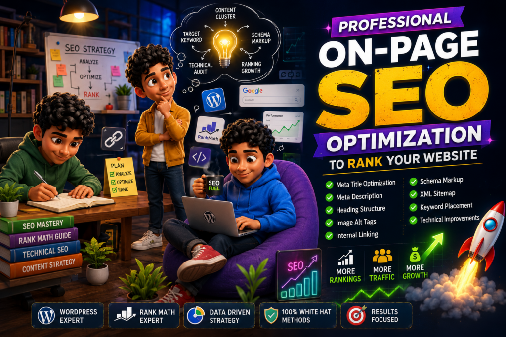 SEO on-page pour de meilleurs classements - portfolio - 0