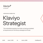 Klaviyo strategist