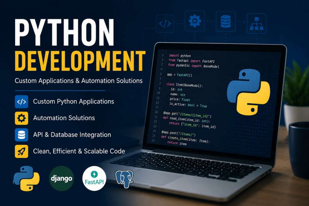 I will develop custom Python applications - portfolio - 0