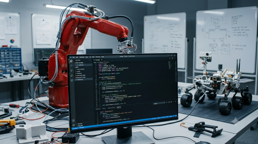 en tant que représentant de l’entreprise, je peux vous confier des projets pour la robotique, l’IA et les systèmes mécatroniques, le code logiciel et vous offrir un peu de conseil - portfolio - 0