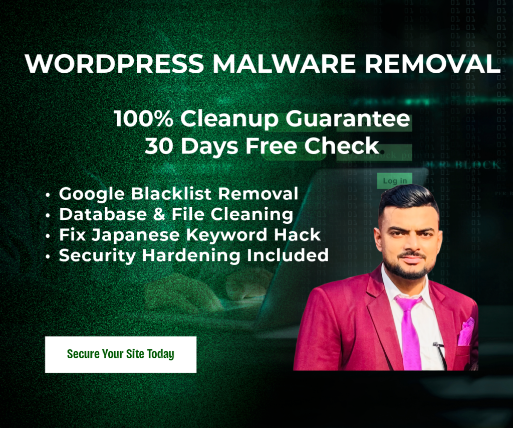 I will Remove Malware / Virus and Fix Hacked WordPress Site in No Time - portfolio - 0