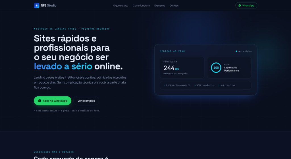 Créez votre page d’atterrissage rapide et professionnelle en jusqu’à 5 jours - portfolio - 1