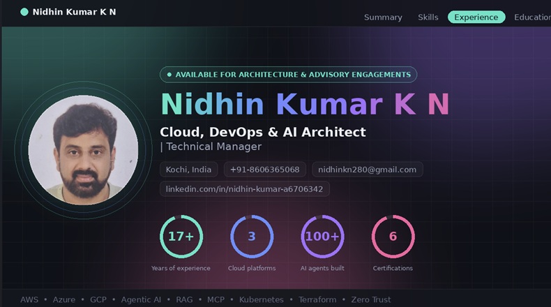 Nidhin kumar - portfolio - 0