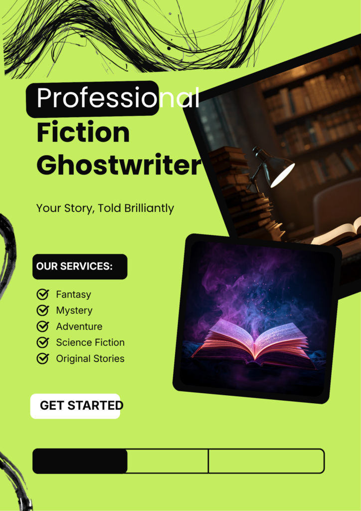 Je vais écrire en ghostwriting une histoire, un roman ou un eBook de fiction captivant - portfolio - 0