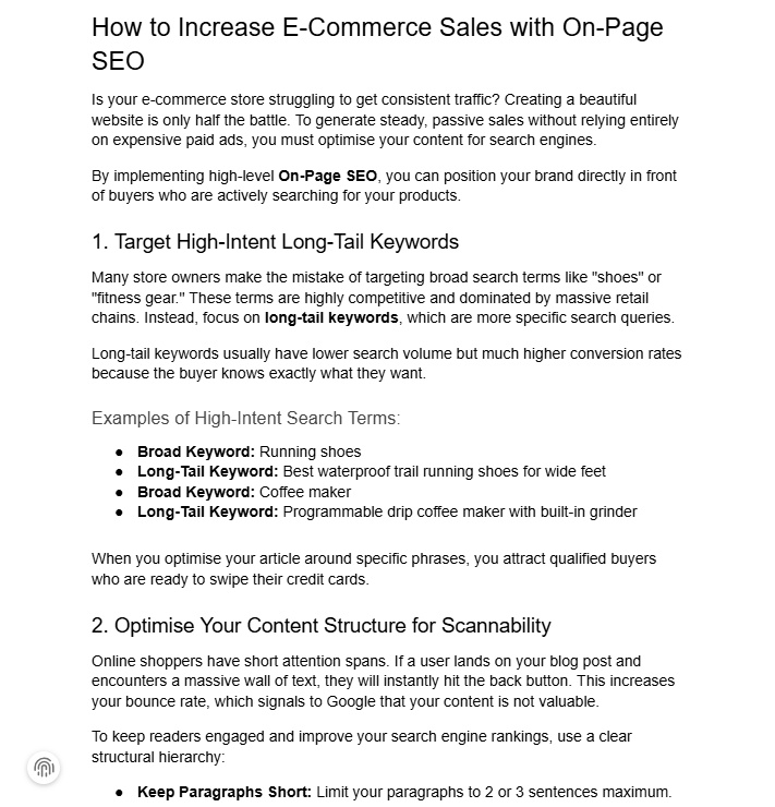 Je rédigerai un blog/article de qualité et je classerai votre site web plus haut sur Google grâce au SEO sur la page. - portfolio - 0