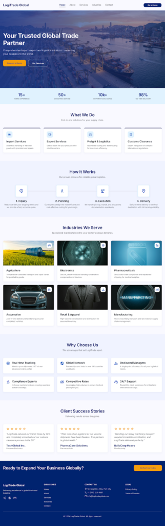 Je développerai un site web responsive en utilisant React.js ou Next.js - portfolio - 0
