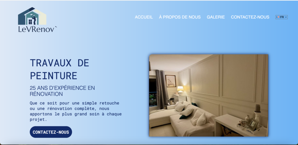 Site web professionnel / Page d’atterrissage - portfolio - 0