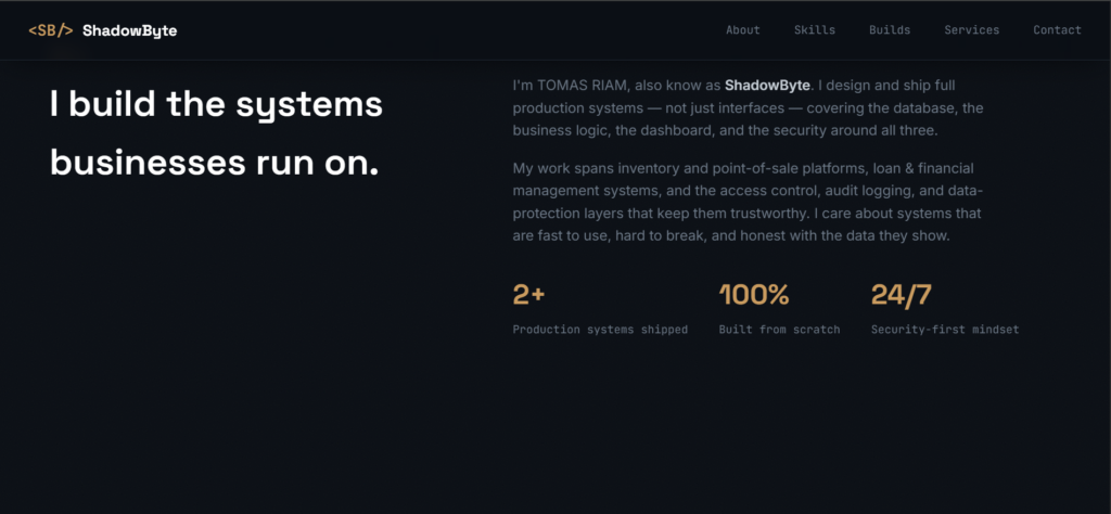 TOMAS RIAM - portfolio - 0