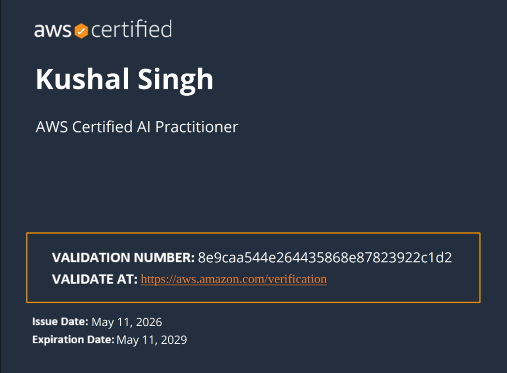 Kushal Singh - portfolio - 1