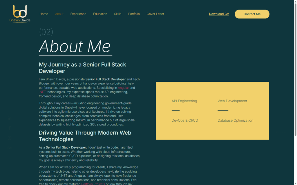 Bhavin Davda - portfolio - 2