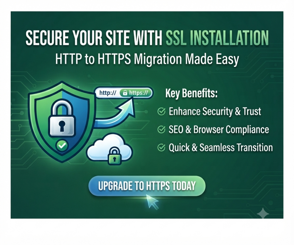 I will Install SSL Certificate on Website, HTTP to HTTPS Migration - portfolio - 0