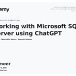 Travailler avec Microsoft SQL Server en utilisant ChatGPT