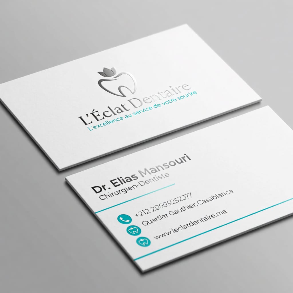 Je vais concevoir une carte professionnelle pour les affaires - portfolio - 1
