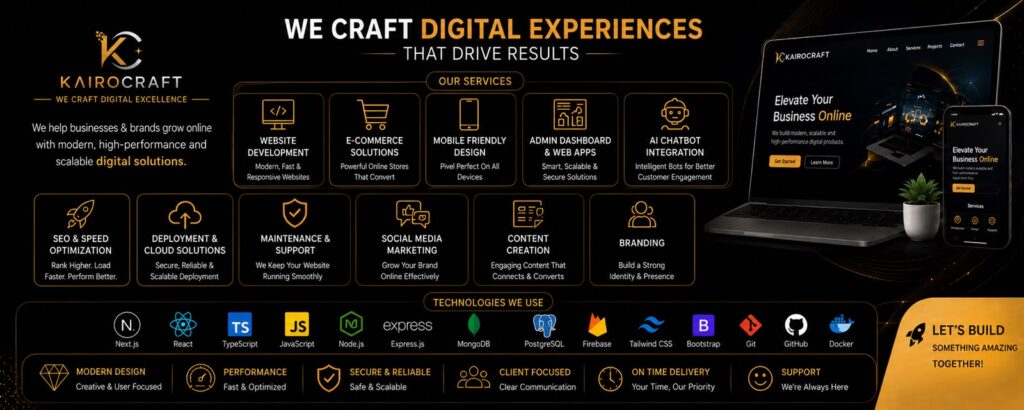 KairoCraft Labs - portfolio - 0