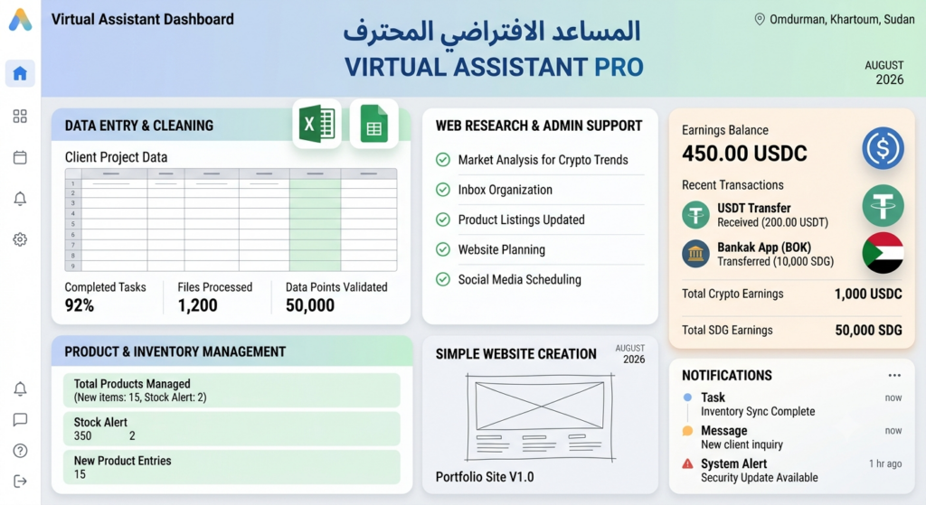 I will do accurate data entry, data cleaning, and web research as your virtual assistant - portfolio - 0