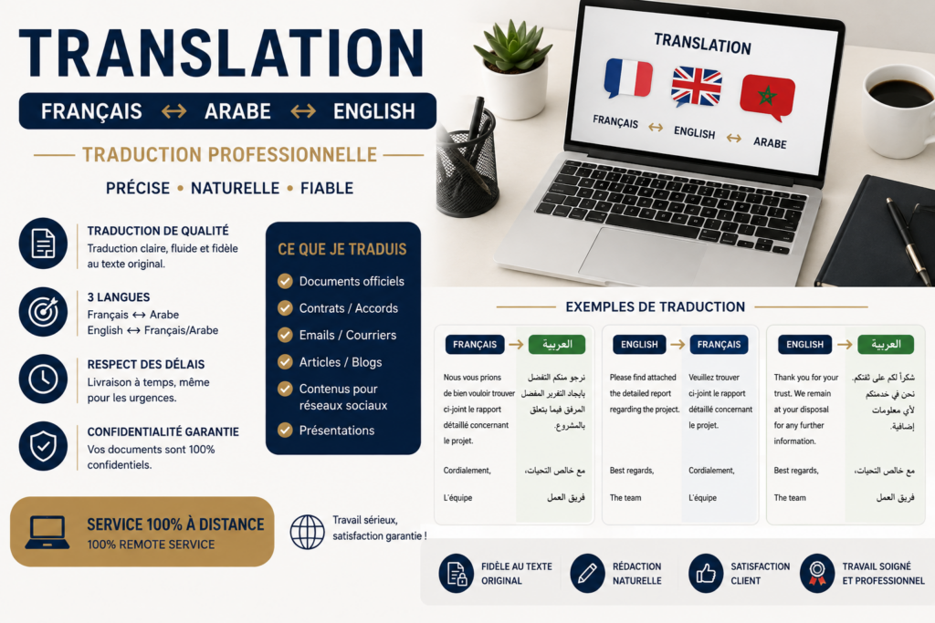 الترجمة العربية الإنجليزية ↔ - portfolio - 1